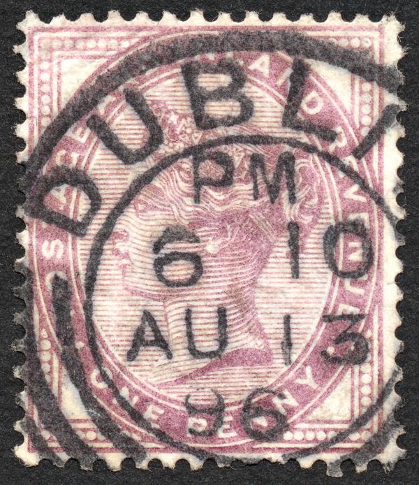 Violet Queen Victoria Stamp