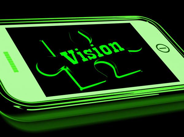 Vision On Smartphone Showing Predictions