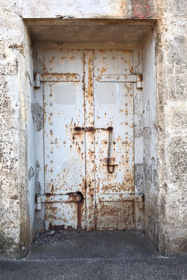 War Bunker Door - HDR