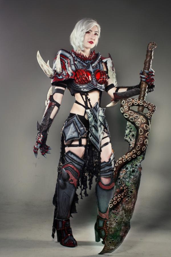 Warrior Cosplayer