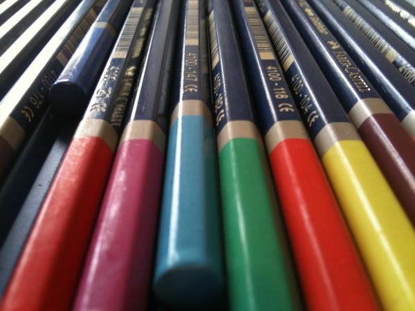Watercolor pencils