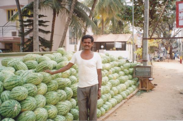Watermelon stand