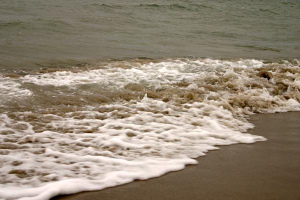 Waves breaking