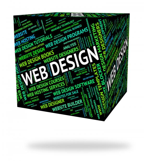 Web Design Represents Word Designers And Websites