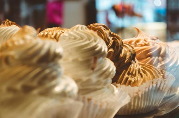 White and Brown Cupcake Lot
