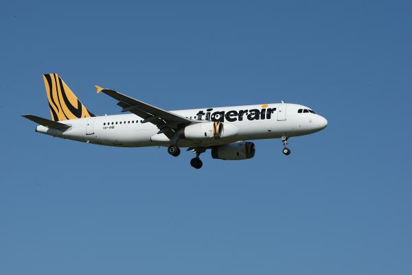 White and Yellow Tigerair Airplane