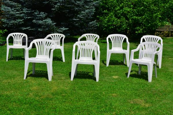 White chairs
