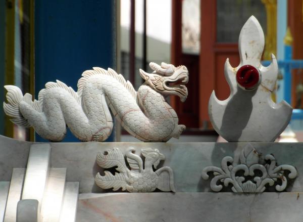 White Chinese Dragon