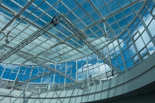 White Concrete Interior Building