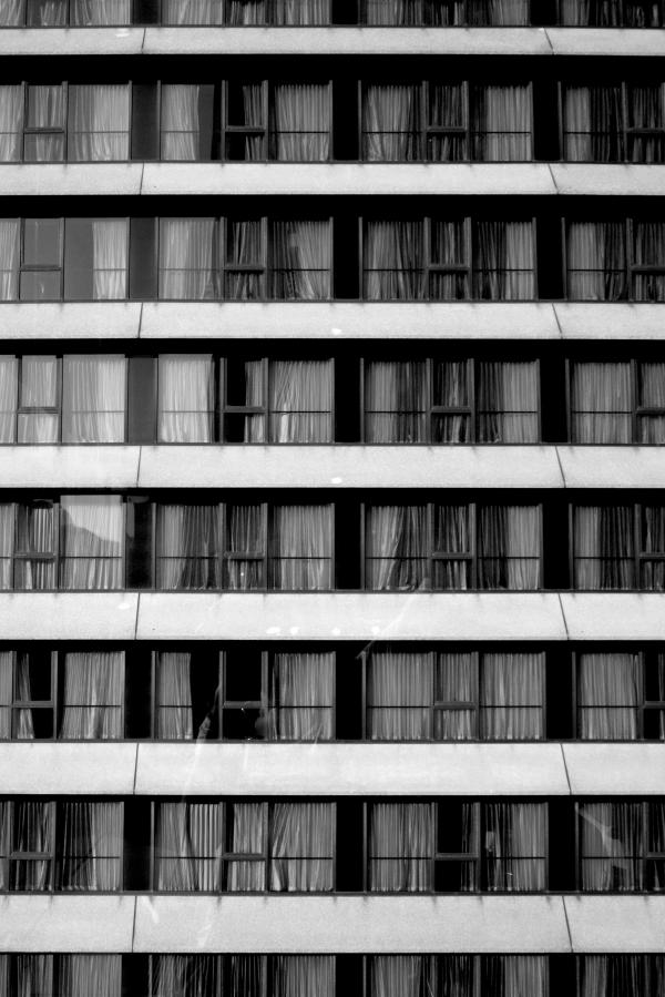 White Curtains on Window