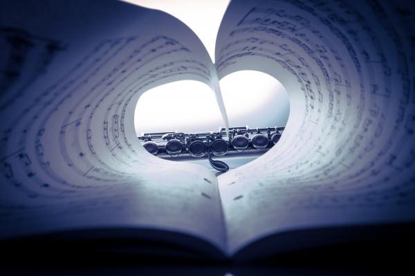 White Heart Book Page