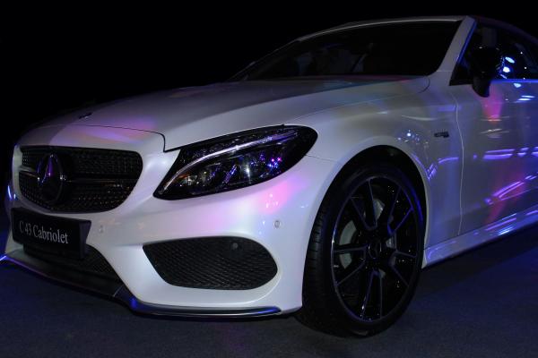 White Mercedes
