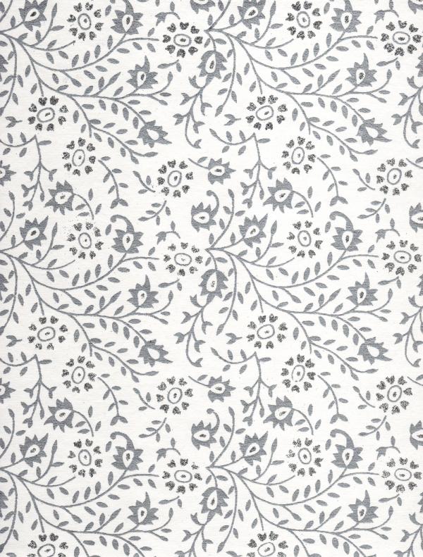 White Paper With Silver Pattern