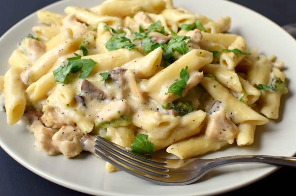White Pasta Dish