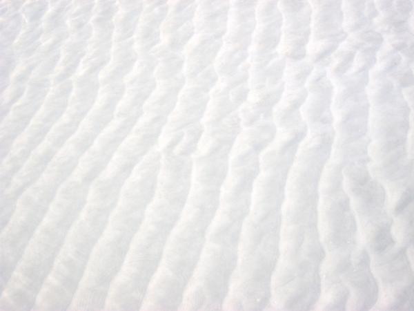 White sand