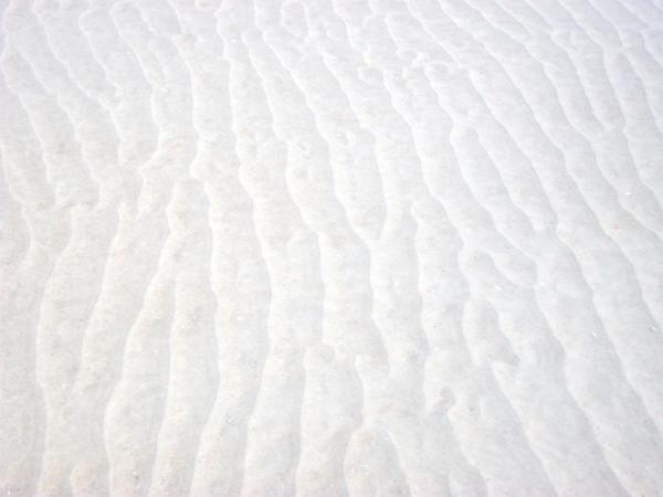 White sand