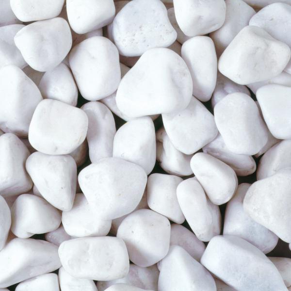 White stones