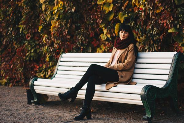 White Wooden Bench