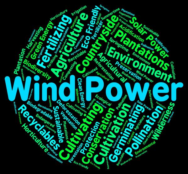 Wind Power Means Renewable Resource And Generate
