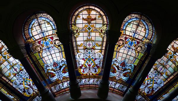 Windows QVB Sydney Aust.