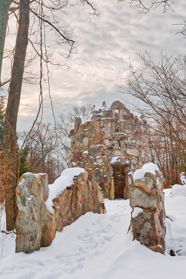 Winter Bell Tower Trail - HDR