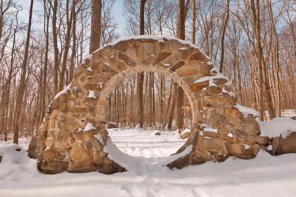 Winter Celtic Eye Trail - HDR
