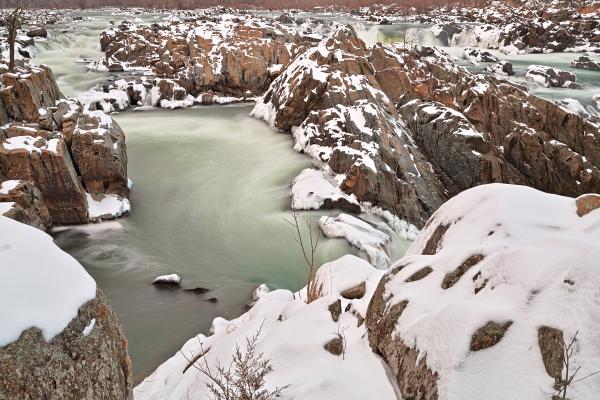 Winter Jade Falls - HDR