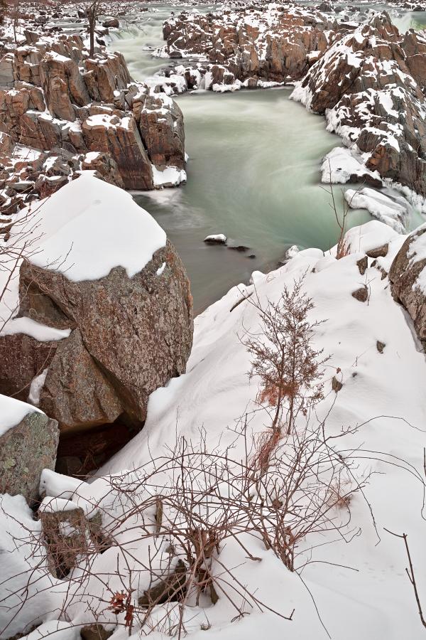 Winter Jade Falls - HDR