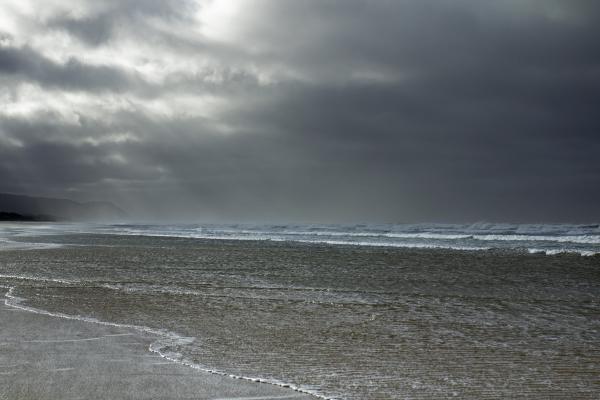 Winter Storm on Coast, Oregon