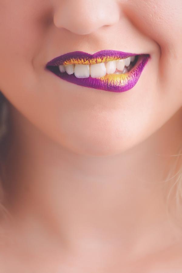 Woman Biting Lip