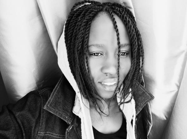 Woman in Braided Hair