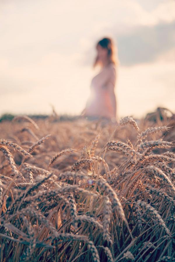 Woman in the Fields
