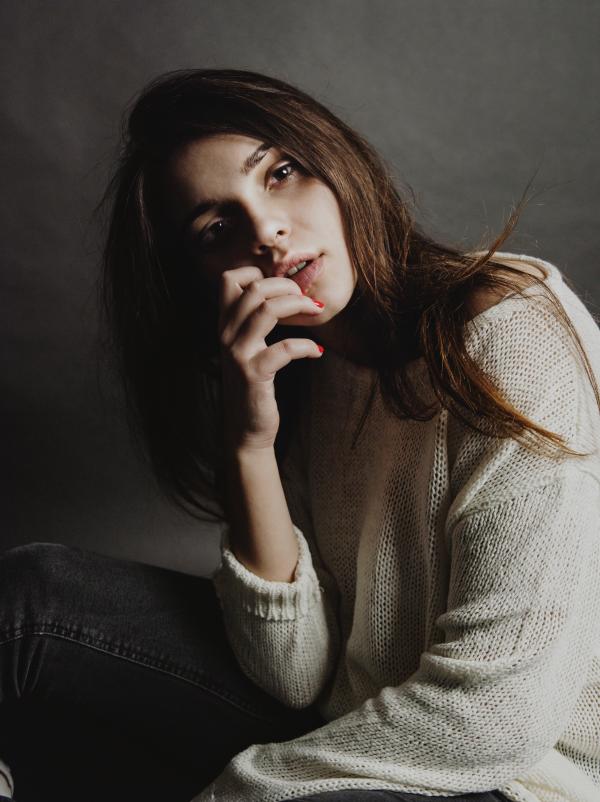 Woman in White Coat