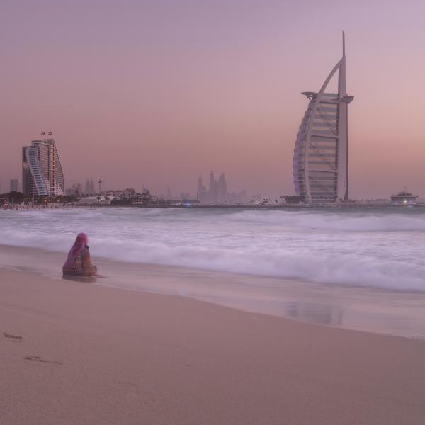 Woman on Seashore