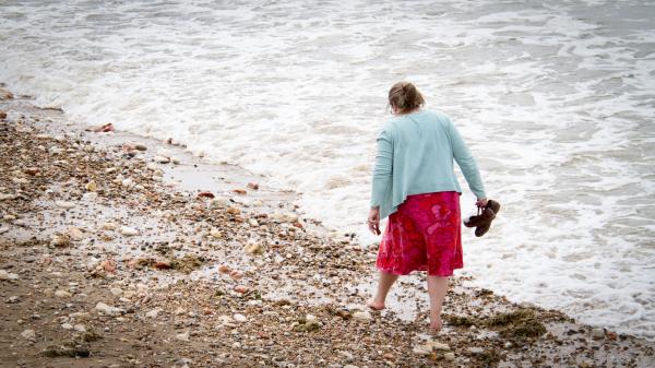 Woman on the Beach
