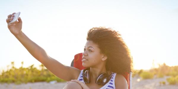 Woman Taking Selfie