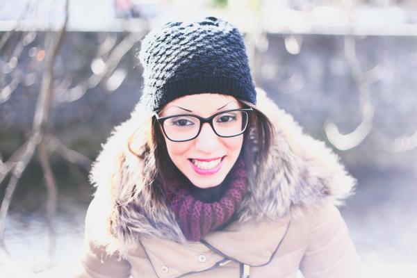 Woman Wearing Brown Coat