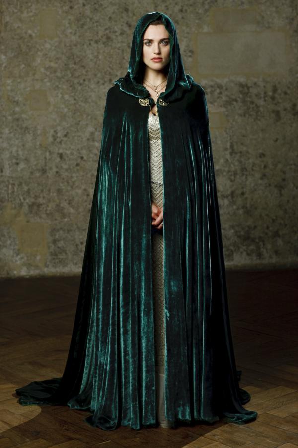 Woman Wearing Cloak