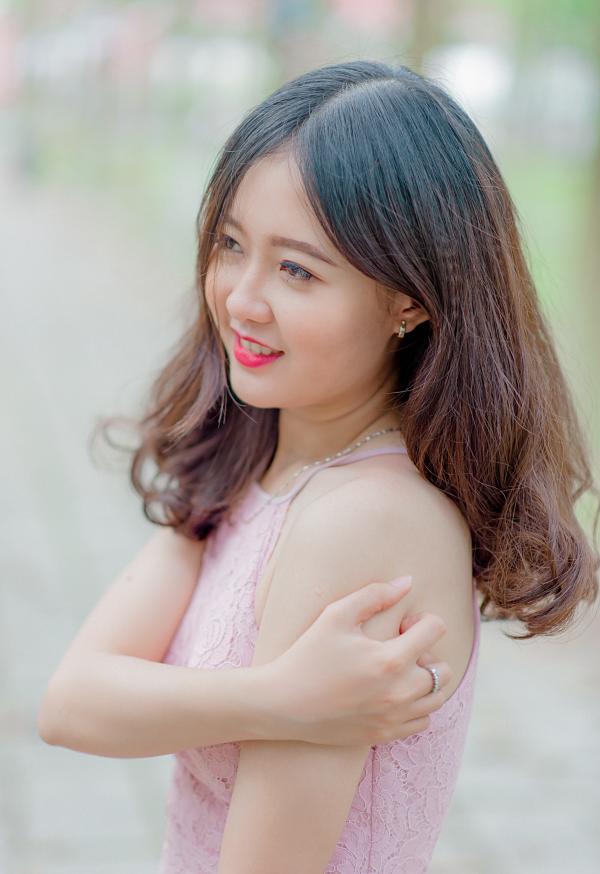 Woman Wearing Pink Tank Top