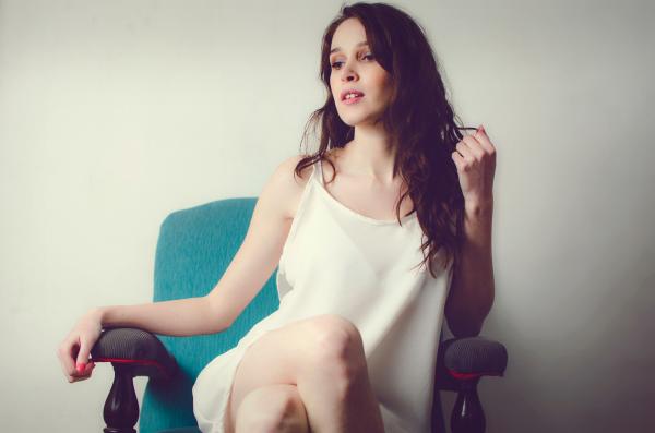 Woman Wearing White Tank Dress