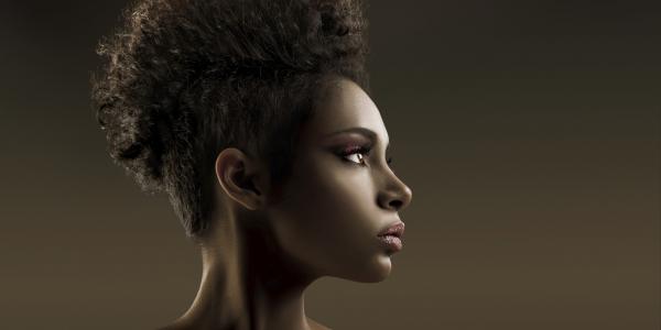 Woman's Black Hair