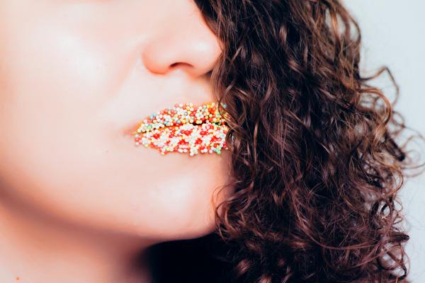 Woman's Multicolored Ball Lipstick