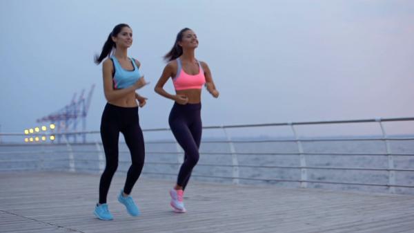 Women jogging
