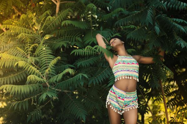 Women's Multicolored Swimsuit