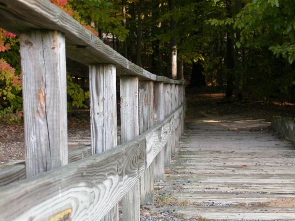 Wood stairs