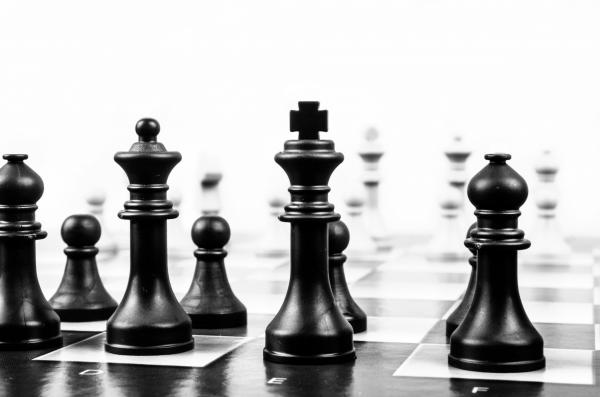Wooden Black Chess Piece