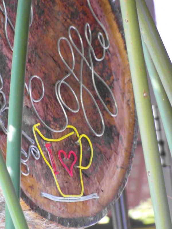 Wooden Coffee Sign