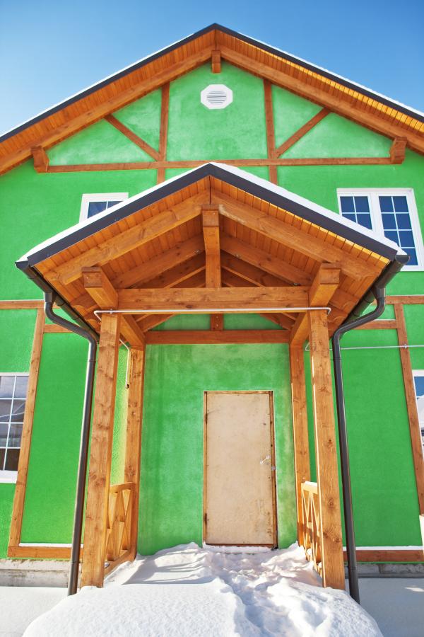wooden house