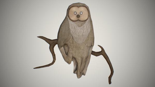 Wooden Owl
