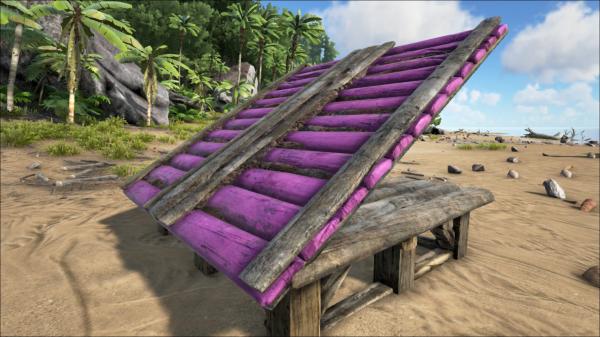 Wooden ramp